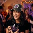  Halloween I'M JUST HERE FOR THE BOOS Patch Trucker Hat