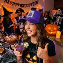 Halloween I'M JUST HERE FOR THE BOOS Patch Trucker Hat