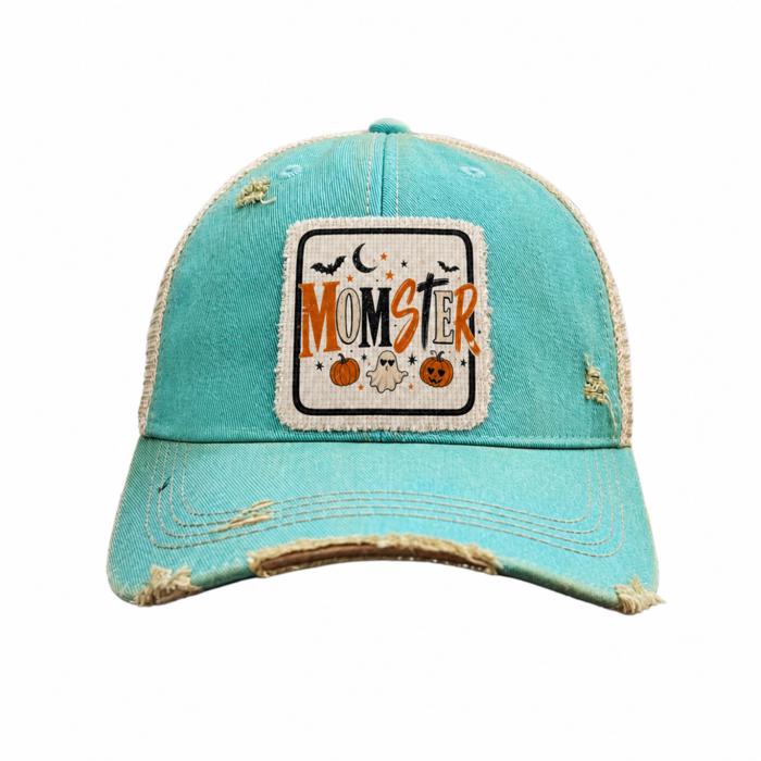 MOMSTER Halloween Patch Trucker Hat