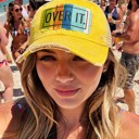   OVER IT. Multi patch hat YELLOW Trucker Hat