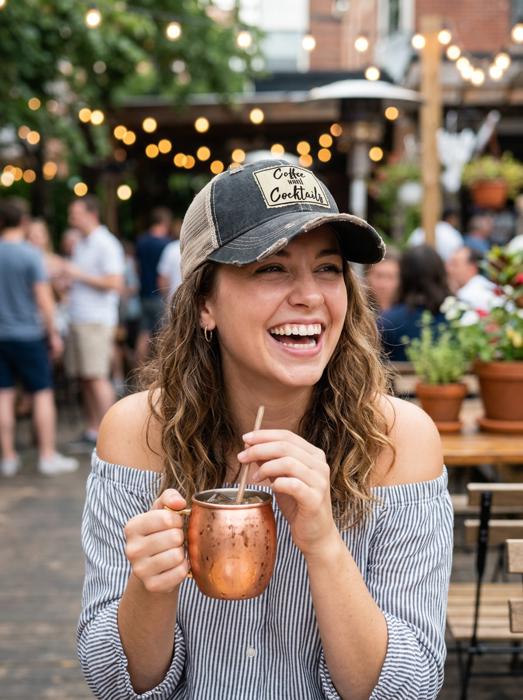 Coffee Until Cocktails Hats