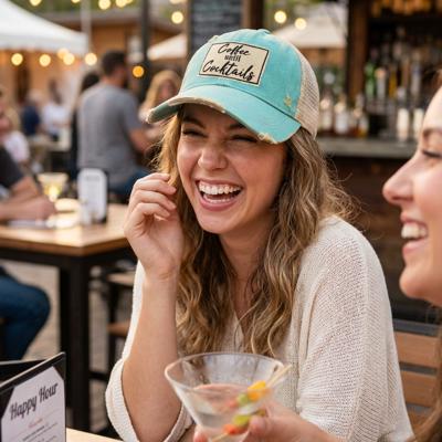 Coffee Until Cocktails Hats