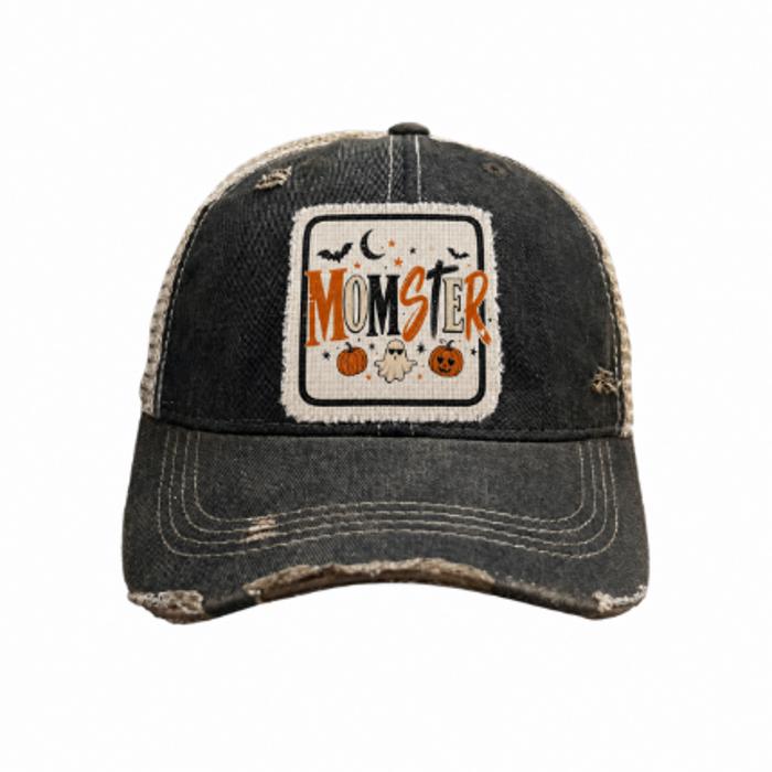 MOMSTER Halloween Patch Trucker Hat