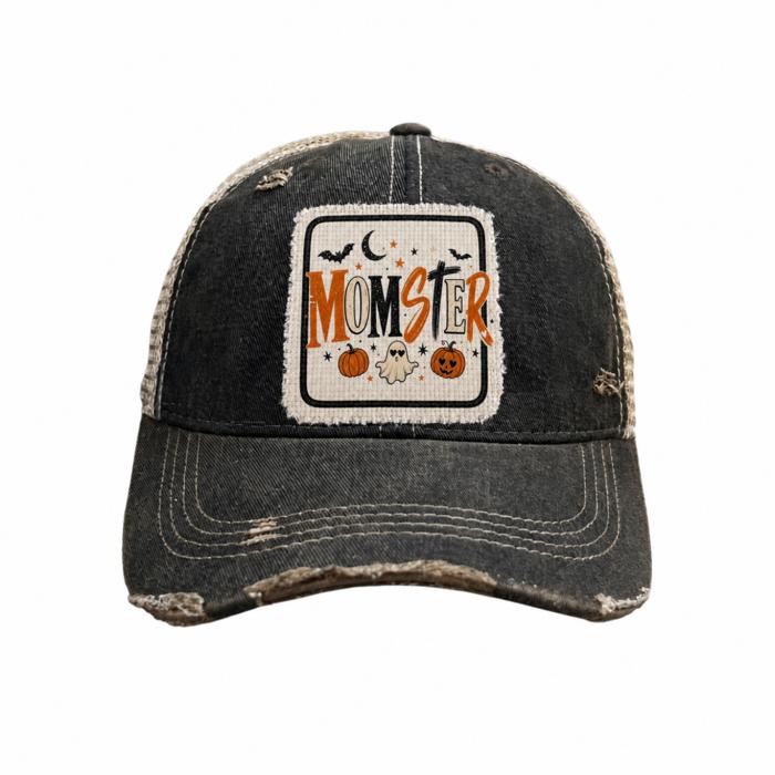 MOMSTER Halloween Patch Trucker Hat