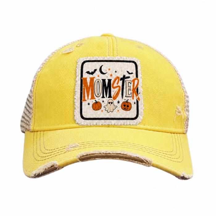MOMSTER Halloween Patch Trucker Hat