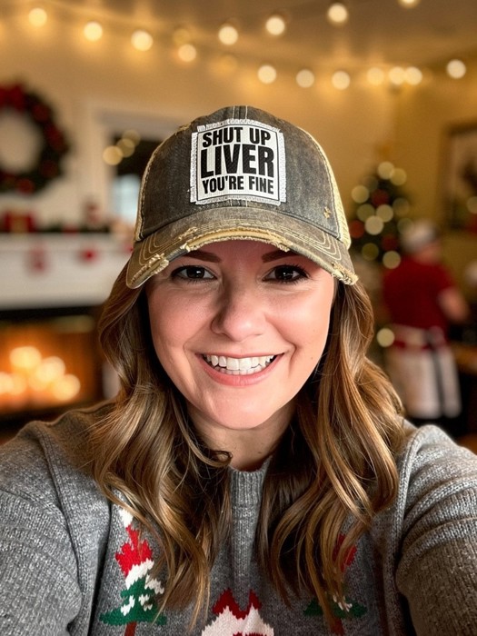 SHUT UP LIVER YOU'RE FINE HATS