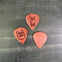  Custom Engraved Guitar Pick with Wooden Magnetic Box: Personalized Keepsake Gift for Music Lovers