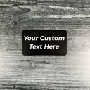  Text Engraved Metal Wallet Card | Custom Encouragement Insert Card | Personalized Gift for Him or Her