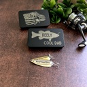  Fishing Gift Set for Dad; Father's Day Set of Two Fishing Lures in Metal Tin