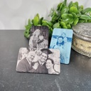  Personalized Wallet Card for Son with Photo on One Side | Choice of 2 Colors | Gift for Him