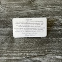  Personalized Wallet Insert for Son, Choice of 2 Colors, Back to School