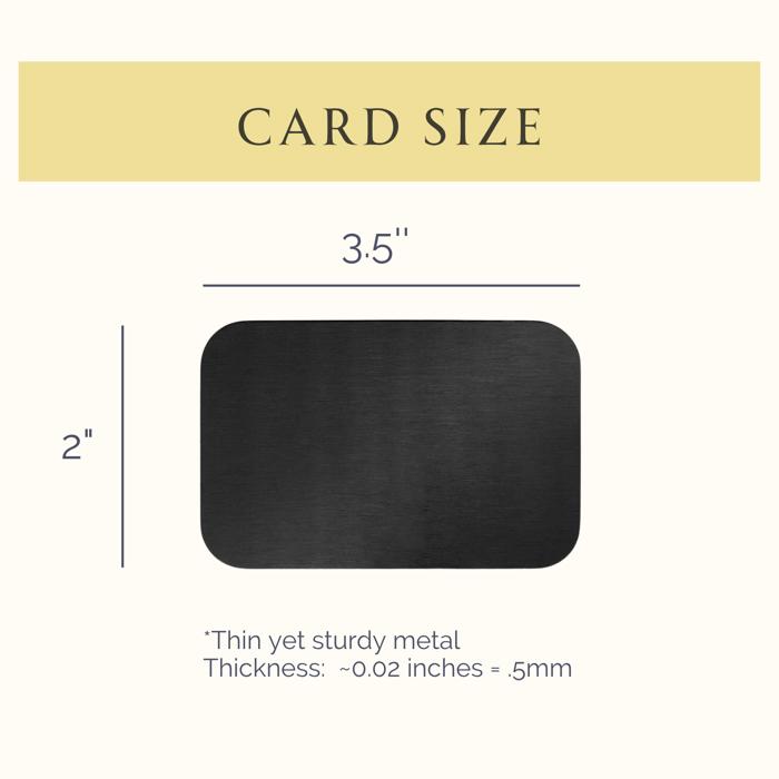 Love You Most Engraved Photo Metal Wallet Insert | 8 Color Options | Keepsake Gift for Him