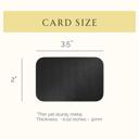  Love You Most Engraved Metal Wallet Insert | 8 Color Options | Keepsake Gift for Him