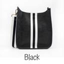  Manhattan Striped Crossbody Bag