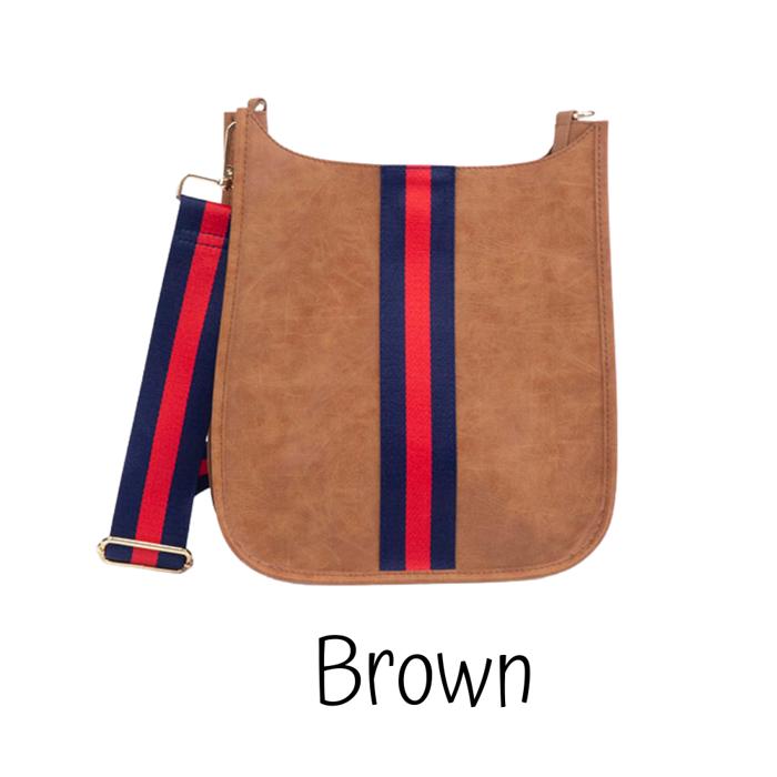 Manhattan Striped Crossbody Bag
