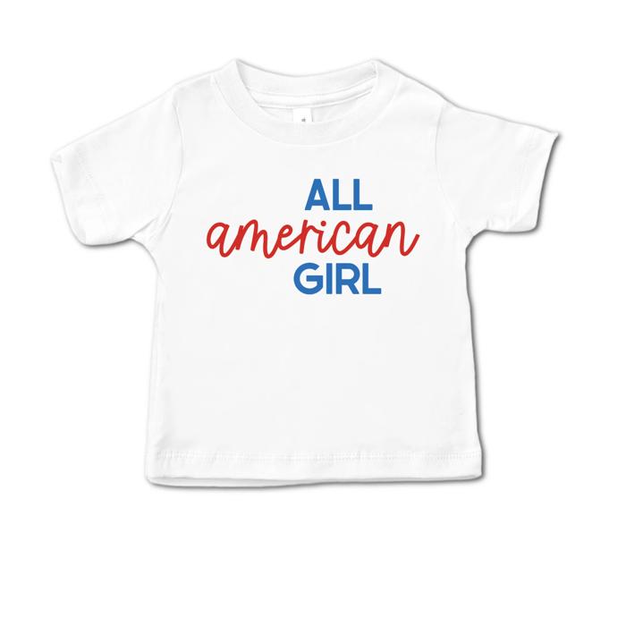 All American Girl 4th of July T-Shirt - Baby