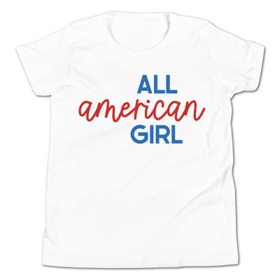 All American Girl 4th of July T-Shirt - Youth