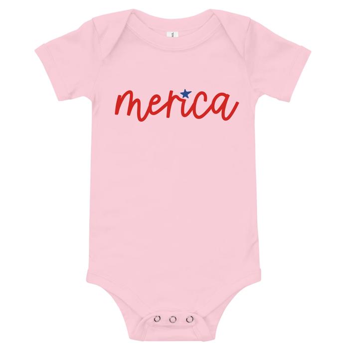 Merica 4th of July T-Shirt - Baby Bodysuit