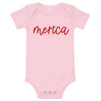 Merica 4th of July T-Shirt - Baby Bodysuit