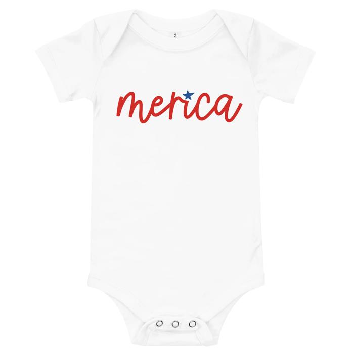 Merica 4th of July T-Shirt - Baby Bodysuit