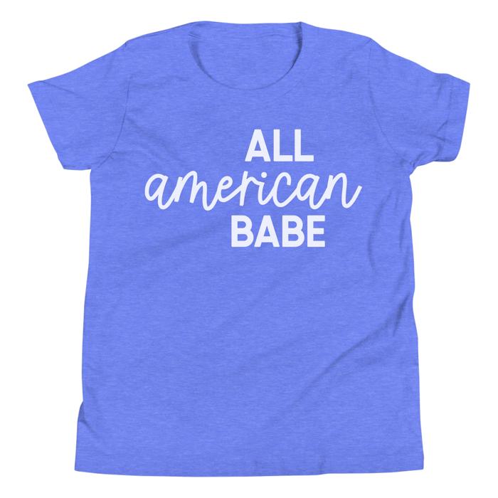 All American Babe 4th of July T-Shirt - Youth