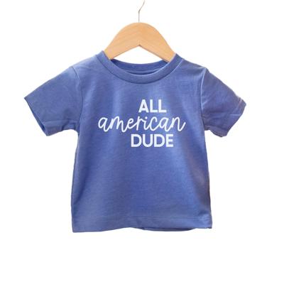 All American Dude 4th of July T-Shirt - Toddler