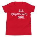  All American Girl 4th of July T-Shirt - Youth