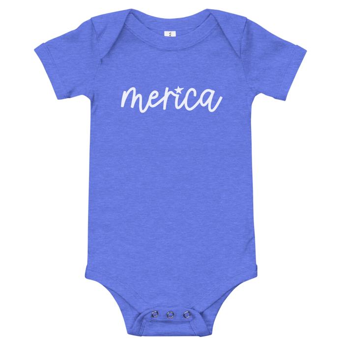 Merica 4th of July T-Shirt - Baby Bodysuit