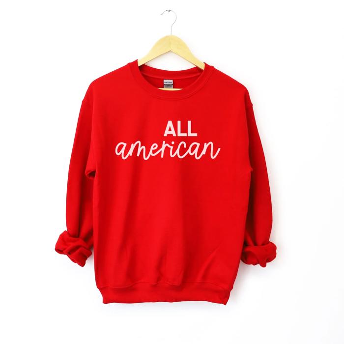 All American 4th of July Sweatshirt