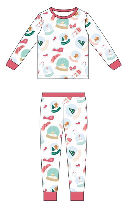 Christmas Toddler Bamboo Pajamas