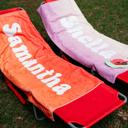  Bold Personalized Beach Towel with Name