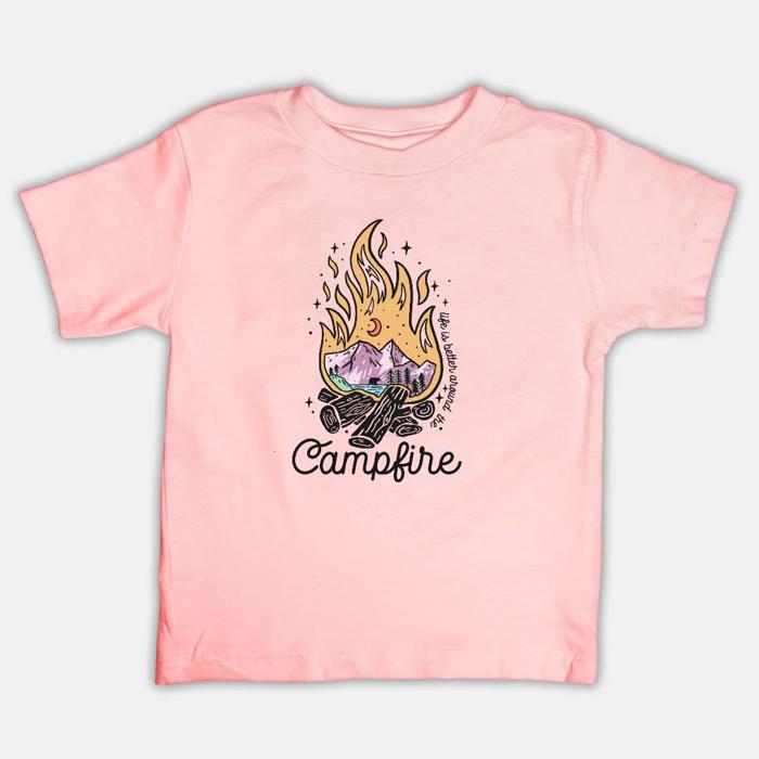 Life is Better Around the Campfire - Toddler Tee