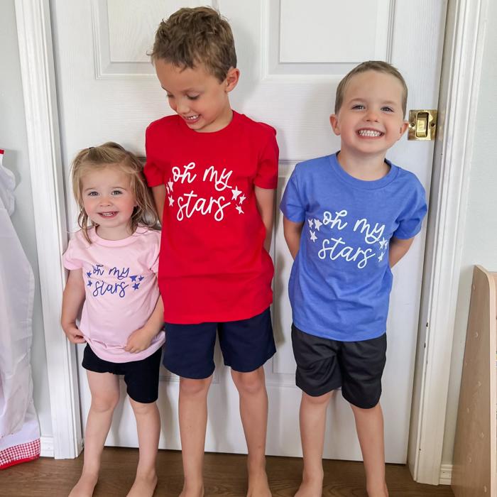 Oh My Stars 4th of July T-Shirt - Baby