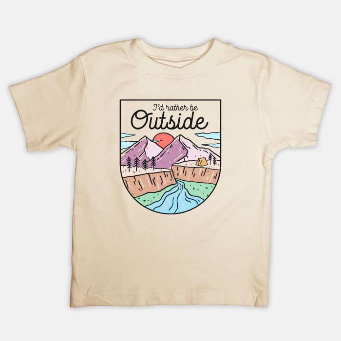I'd Rather Be Outside - Toddler Tee