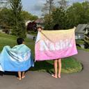  Bold Personalized Beach Towel with Name