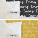  Personalized Patriotic USA Blanket - Custom Name 4th of July Holiday Memorial Day Summer