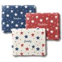  Personalized Patriotic Stars Blanket - Custom Name 4th of July Memorial Day Summer Holiday