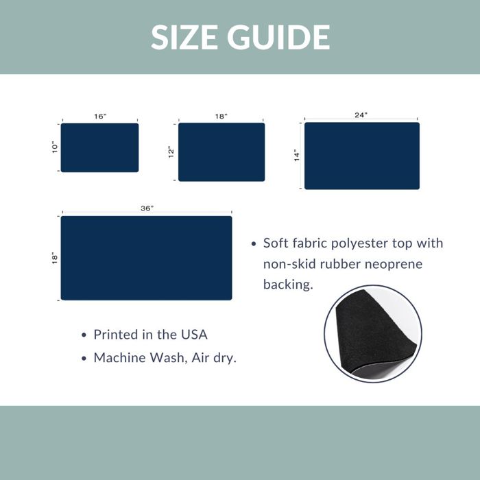 Personalized Chinoiserie Pet Mat - Many Sizes