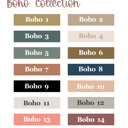  Personalized Petmat - Boho Theme in Many Sizes