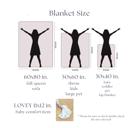 Minky 30x40 Personalized Blanket - Kids Name Blanket, Baby Blanket