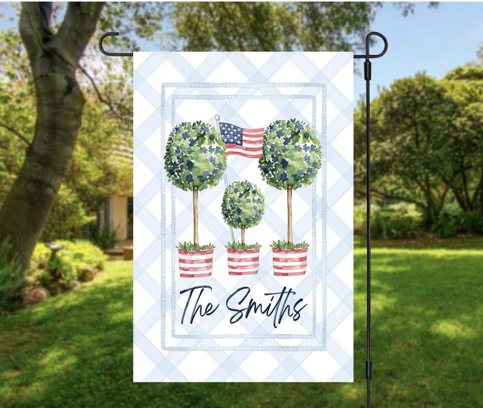 Patriotic Garden Flags - Celebrate USA 250 - Personalized