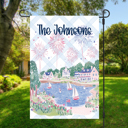 Design 2 - 12" x 18" Garden Flag Patriotic Garden Flags - Celebrate USA 250 - Personalized