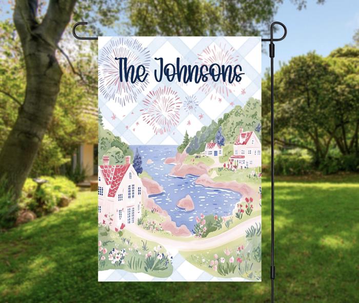 Patriotic Garden Flags - Celebrate USA 250 - Personalized
