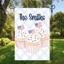 Design 5 - 12" x 18" Garden Flag Patriotic Garden Flags - Celebrate USA 250 - Personalized