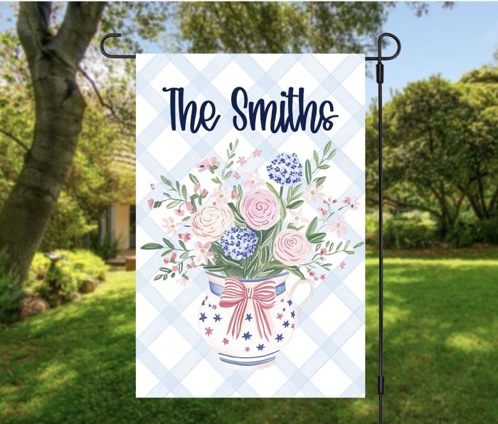 Patriotic Garden Flags - Celebrate USA 250 - Personalized