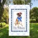Design 4 - 12" x 18" Garden Flag Patriotic Pups - Personalized Garden Flags