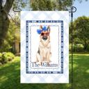 Design 7 - 12" x 18" Garden Flag Patriotic Pups - Personalized Garden Flags
