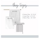 24 x 36 Double Sided Personalized Fall Pumpkin Welcome Home Garden Flag