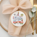  Personalized Christmas Ornament - Personalized Ceramic