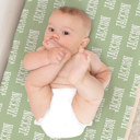 Mini Crib Sheet Custom Name Crib Sheet